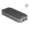 Delock Externes Gaming Gehäuse für M.2 NVMe PCIe SSD mit SuperSpeed USB 20 Gbps (USB 3.2 Gen 2x2) USB Type-C™ Buchse und RGB LED