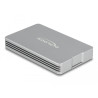 Delock USB4™ 40 Gbps Gehäuse für 1 x M.2 NVMe SSD - werkzeugfrei