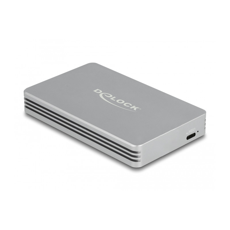 Delock USB4™ 40 Gbps Gehäuse für 1 x M.2 NVMe SSD - werkzeugfrei