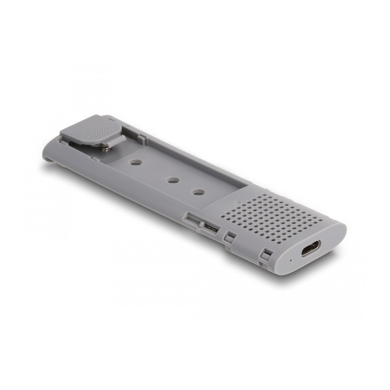Delock Externes USB Type-C™ Combo Gehäuse für M.2 NVMe PCIe oder SATA SSD - werkzeugfrei