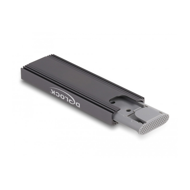 Delock Externes USB Type-C™ Combo Gehäuse für M.2 NVMe PCIe oder SATA SSD - werkzeugfrei