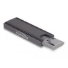 Delock Externes USB Type-C™ Combo Gehäuse für M.2 NVMe PCIe oder SATA SSD - werkzeugfrei