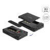 Delock USB Type-C™ Gehäuse für 1 x M.2 NVMe SSD + 1 x 2.5″ SATA SSD / HDD mit Klon Funktion