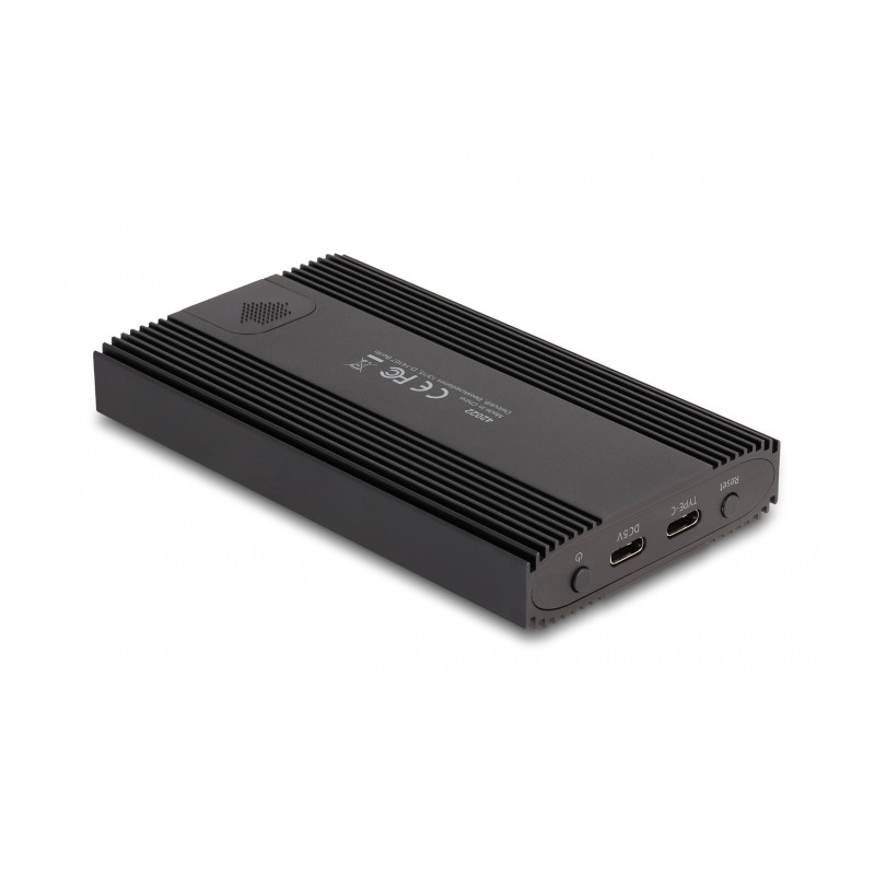 Delock Externes Gehäuse USB 20 Gbps für 2 x M.2 NVMe PCIe SSD mit USB Type-C™ Buchse und RAID - werkzeugfrei