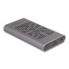 Delock Externes USB 20 Gbps Gehäuse für 2 x M.2 NVMe PCIe SSD mit USB Type-C™ Buchse und Klon Funktion