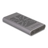 Delock Externes USB 20 Gbps Gehäuse für 2 x M.2 NVMe PCIe SSD mit USB Type-C™ Buchse und Klon Funktion
