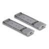 Delock Externes USB Type-C™ Dual Combo Gehäuse für 2 x M.2 NVMe PCIe oder SATA SSD - werkzeugfrei