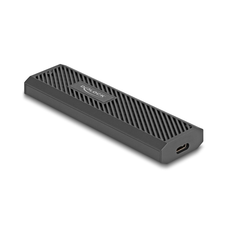 Delock Externes USB Type-C™ 20 Gbps Combo Gehäuse für M.2 NVMe PCIe oder SATA SSD - werkzeugfrei