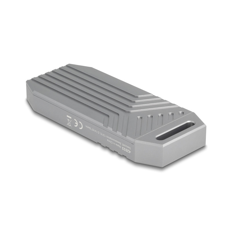 Delock M.2 NVMe SSD Gehäuse USB 40 Gbps - werkzeugfrei