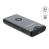 Delock USB Type-C™ 40 Gbps Gehäuse für 1 x M.2 NVMe PCIe SSD mit Lüfter - werkzeugfrei