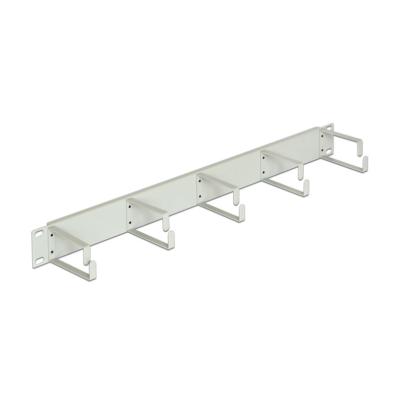 Delock 19″ Kabelmanagement Panel grau