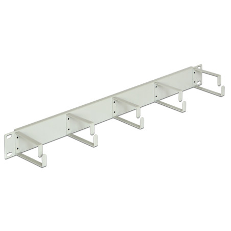 Delock 19″ Kabelmanagement Panel grau