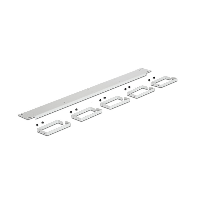 Delock 19″ Kabelmanagement Panel grau