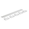 Delock 19″ Kabelmanagement Panel grau