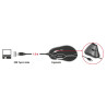 Delock Ergonomische optische 5-Tasten vertikal USB Maus