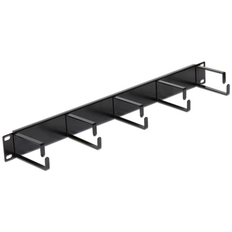 Delock 19″ Kabelmanagement Panel schwarz