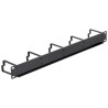 Delock 19″ Kabelmanagement Panel schwarz
