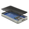 Delock Externes Gehäuse M.2 Key B 42 mm SSD - USB 3.0 Typ Micro-B Buchse mit Verschlüsselungsfunktion