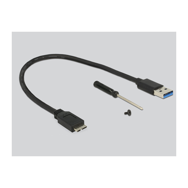 Delock Externes Gehäuse M.2 Key B 42 mm SSD - USB 3.0 Typ Micro-B Buchse mit Verschlüsselungsfunktion