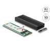 Delock Externes Gehäuse für M.2 NVMe PCIe SSD mit SuperSpeed USB 10 Gbps USB Type-C™ Buchse