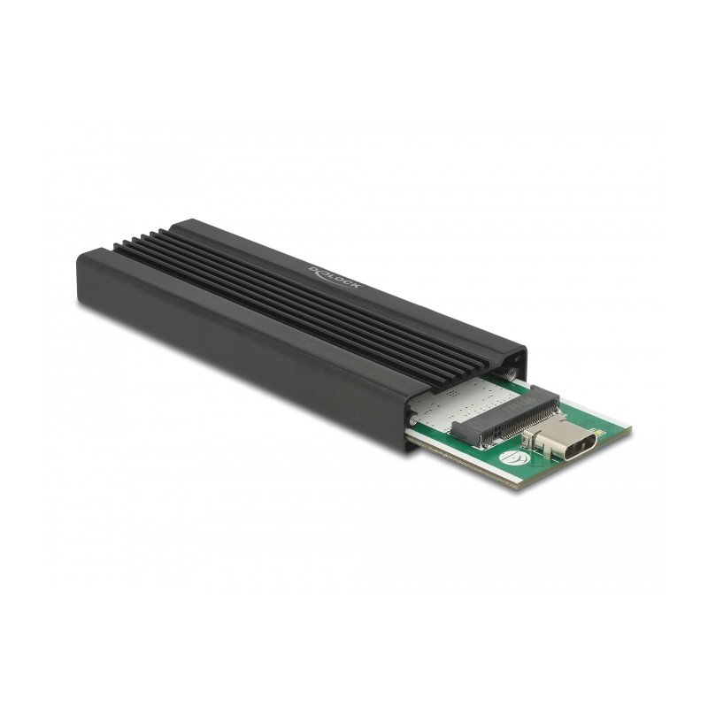 Delock Externes Gehäuse für M.2 NVMe PCIe SSD mit SuperSpeed USB 10 Gbps USB Type-C™ Buchse