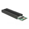 Delock Externes Gehäuse für M.2 NVMe PCIe SSD mit SuperSpeed USB 10 Gbps USB Type-C™ Buchse