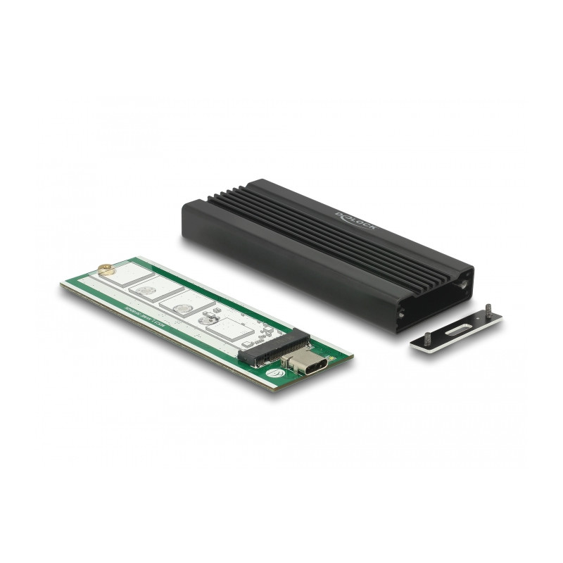 Delock Externes Gehäuse für M.2 NVMe PCIe SSD mit SuperSpeed USB 10 Gbps USB Type-C™ Buchse