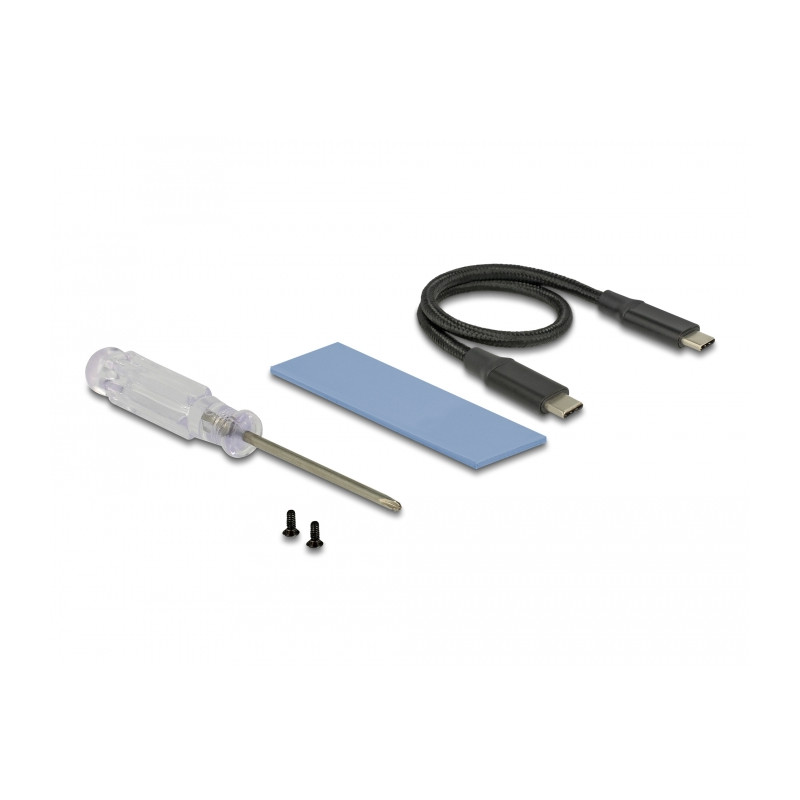 Delock Externes Gehäuse für M.2 NVMe PCIe SSD mit SuperSpeed USB 10 Gbps USB Type-C™ Buchse