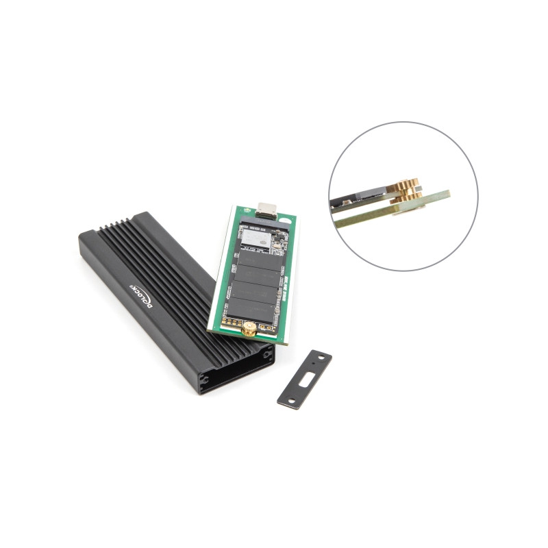 Delock Externes Gehäuse für M.2 NVMe PCIe SSD mit SuperSpeed USB 10 Gbps USB Type-C™ Buchse