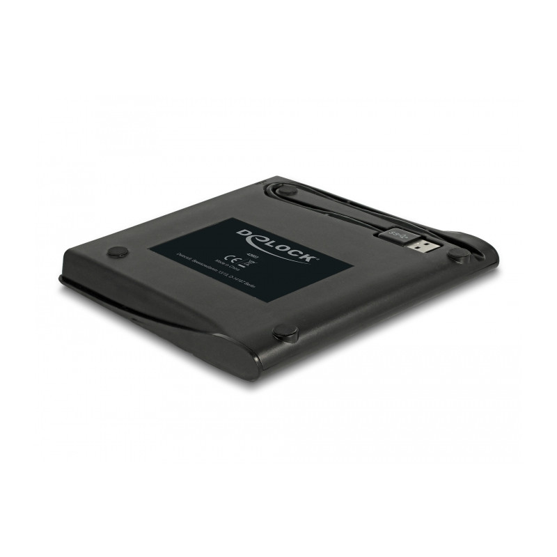 Delock Externes Gehäuse für 5.25″ Ultra Slim SATA Laufwerke 9,5 mm zu USB Typ-A Stecker