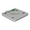 Delock Externes Gehäuse für 5.25″ Slot-in Slim SATA Laufwerke 9,5 / 12,7 mm zu USB Type-C™ Stecker silber