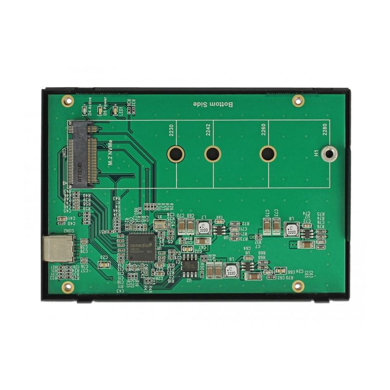 Delock Externes 2.5″ Gehäuse für M.2 NVMe PCIe SSD mit USB 3.1 Gen 2 USB Type-C™