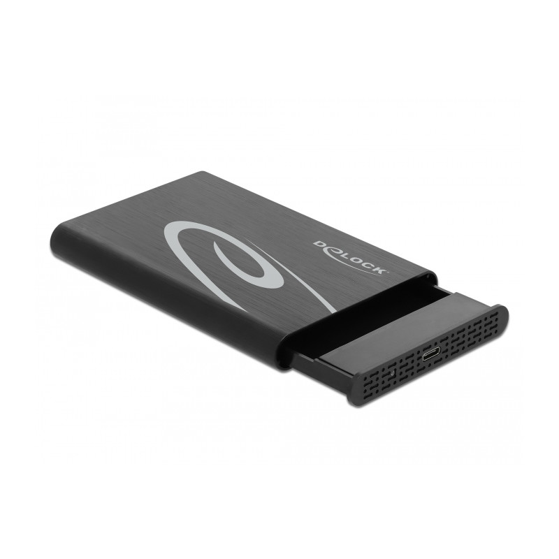 Delock Externes Gehäuse für 2.5″ SATA HDD / SSD mit USB 10 Gbps