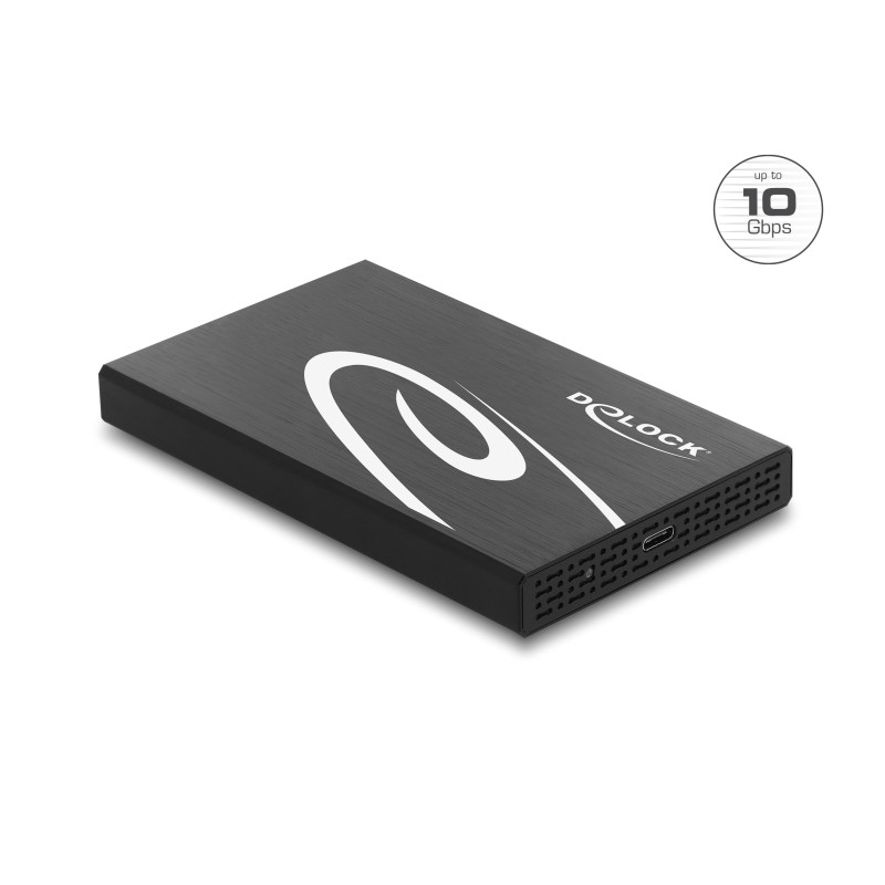 Delock Externes Gehäuse für 2.5″ SATA HDD / SSD mit SuperSpeed USB 10 Gbps (USB 3.1 Gen 2)