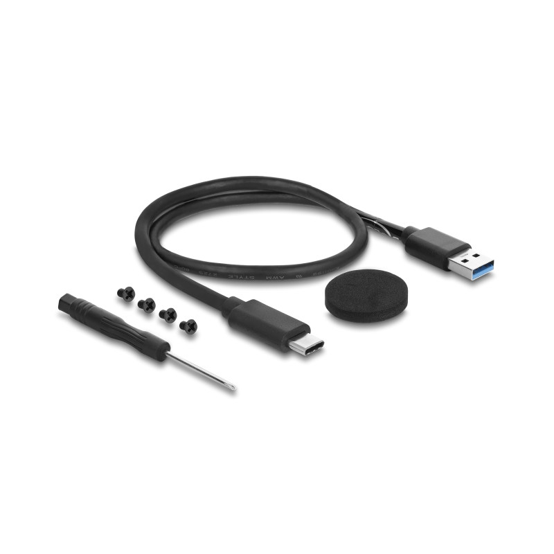 Delock Externes Gehäuse für 2.5″ SATA HDD / SSD mit SuperSpeed USB 10 Gbps (USB 3.1 Gen 2)