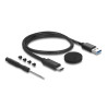 Delock Externes Gehäuse für 2.5″ SATA HDD / SSD mit SuperSpeed USB 10 Gbps (USB 3.1 Gen 2)