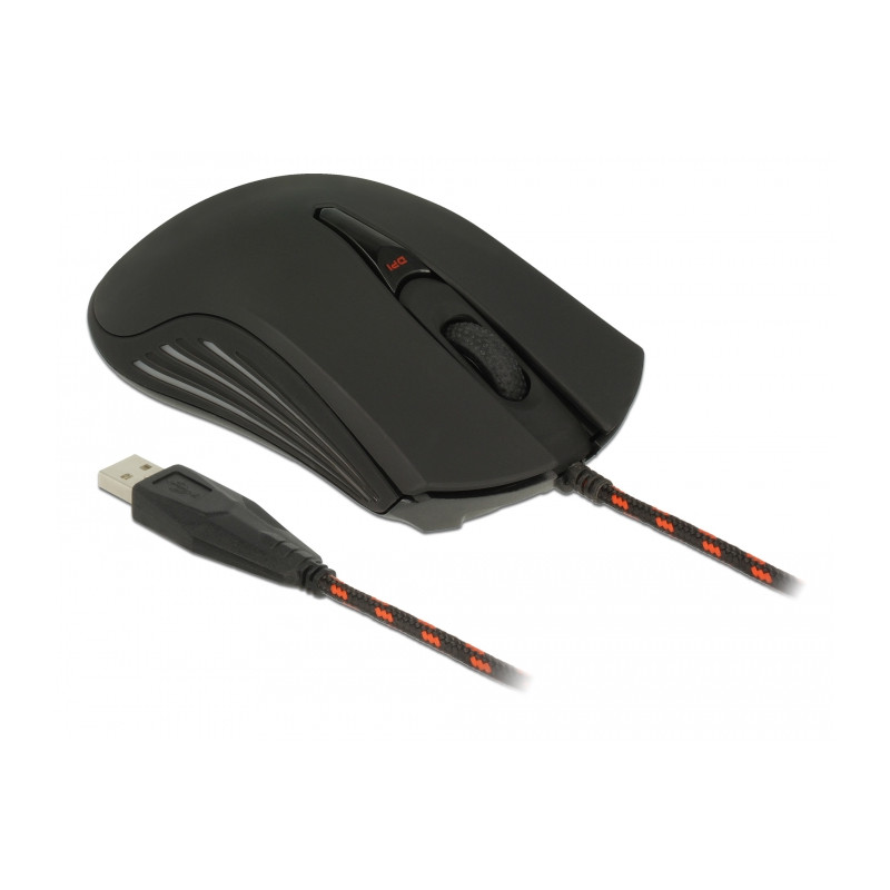 Delock Optische 4-Tasten USB Gaming Maus