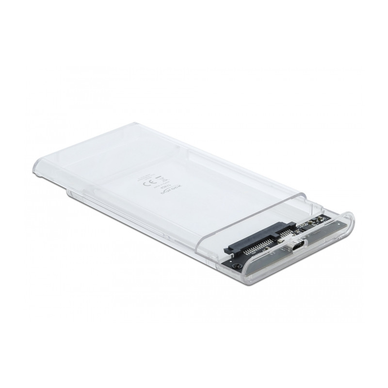 Delock Externes Gehäuse für 2.5″ SATA HDD / SSD mit SuperSpeed USB 10 Gbps (USB 3.1 Gen 2)