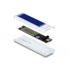 Delock Externes Gehäuse für M.2 NVMe PCIe SSD mit USB Type-C™ Buchse transparent