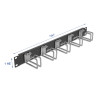 Delock 19″ Kabelmanagement Panel schwarz