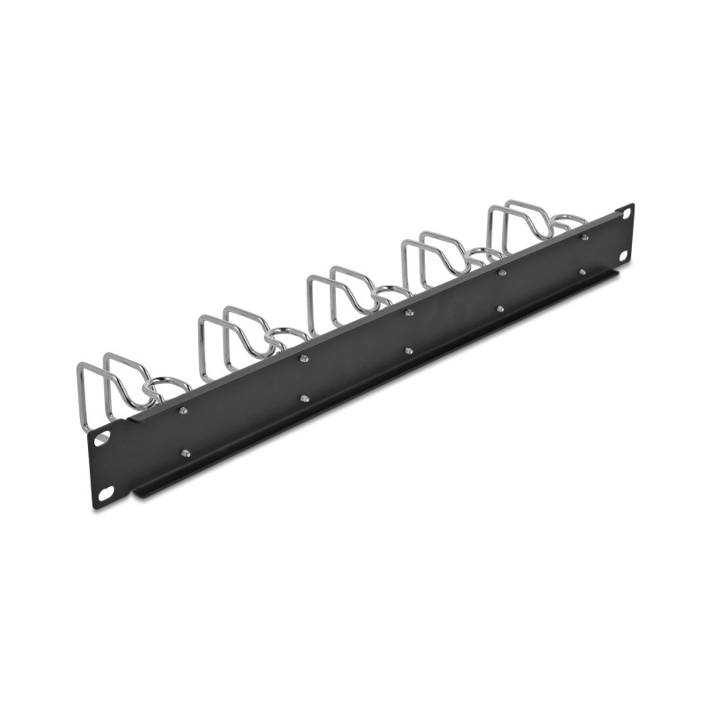 Delock 19″ Kabelmanagement Panel schwarz