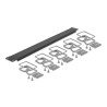 Delock 19″ Kabelmanagement Panel schwarz