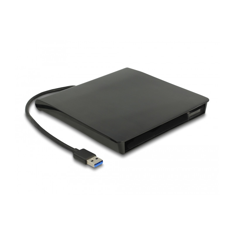 Delock Externes Gehäuse für 5.25″ Slim SATA Laufwerke 12,7 mm zu SuperSpeed USB 5 Gbps Typ-A Stecker