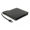 Delock Externes Gehäuse für 5.25″ Slim SATA Laufwerke 12,7 mm zu SuperSpeed USB 5 Gbps Typ-A Stecker