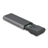 Delock Externes USB Type-C™ Combo Gehäuse für M.2 NVMe PCIe oder SATA SSD - werkzeugfrei