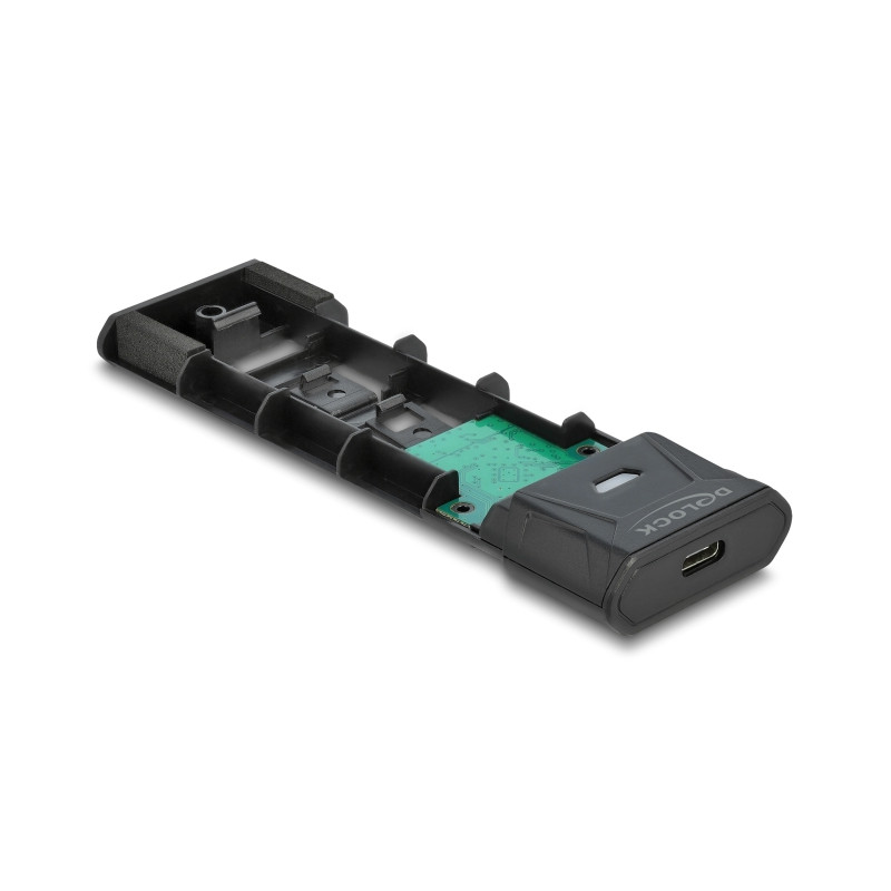 Delock Externes USB Type-C™ Combo Gehäuse für M.2 NVMe PCIe oder SATA SSD - werkzeugfrei