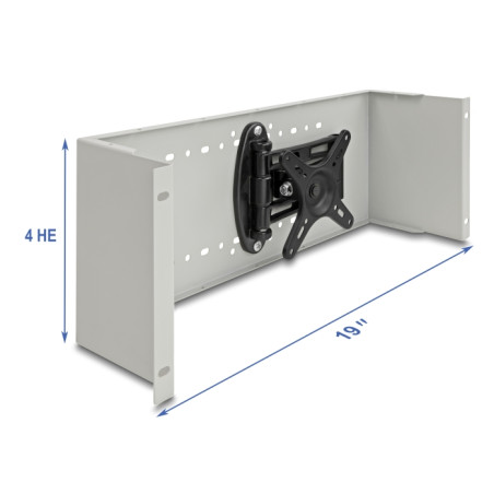 Delock 19″ Monitorarm grau