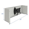 Delock 19″ Monitorarm grau