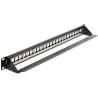 Delock 19″ Keystone Patchpanel 24 Port schwarz