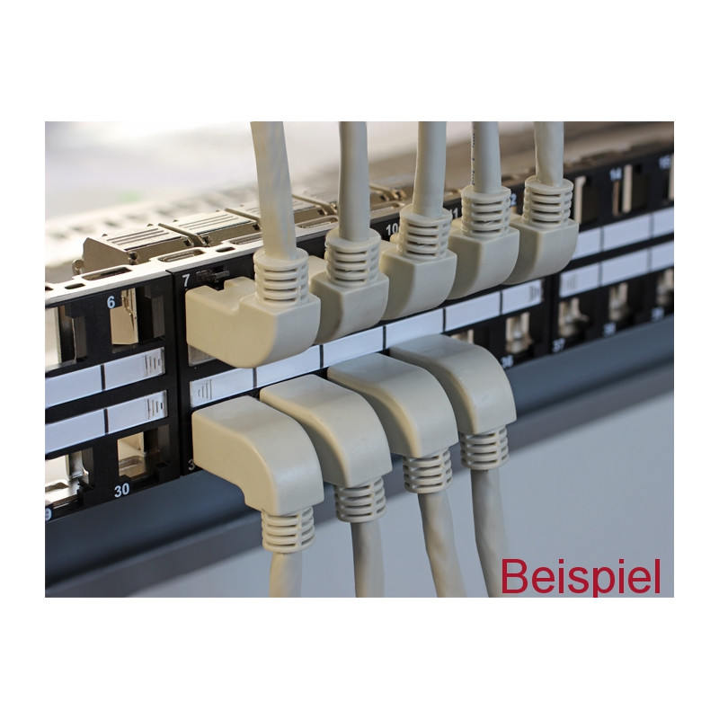 Delock 19″ Keystone Patchpanel 48 Port 1 HE schwarz